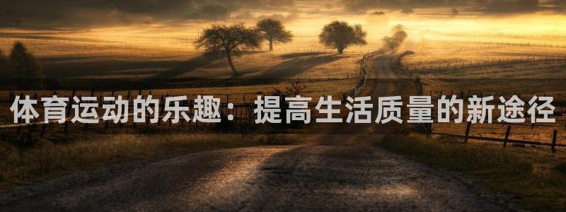 vsport体育：体育运动的乐趣：提